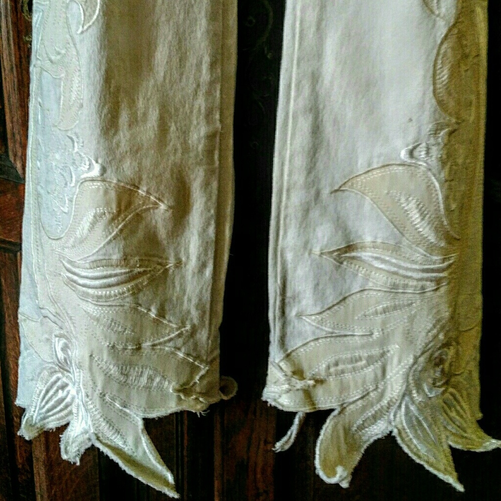 "Roberto Cavalli" Gently Worn Off White Jean